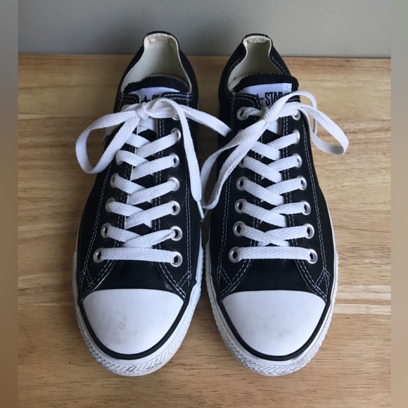 Converse All Star Chuck Taylor Canvas Sneakers Black Size: US Men 8.5 Women 10.5 - Picture 3 of 12